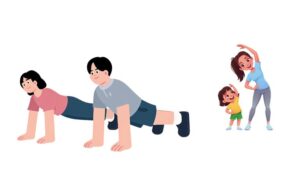 beginner performing a 20 minute full body workout at home with no equipment – clear form demonstration