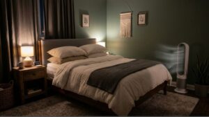 cool dark quiet bedroom for better sleep and muscle recovery