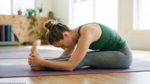 seated forward bend