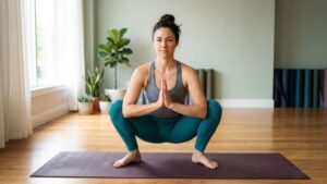 squat yoga pose