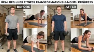 Real progress from beginner home workouts
