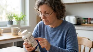 Checking supplement facts and safety information